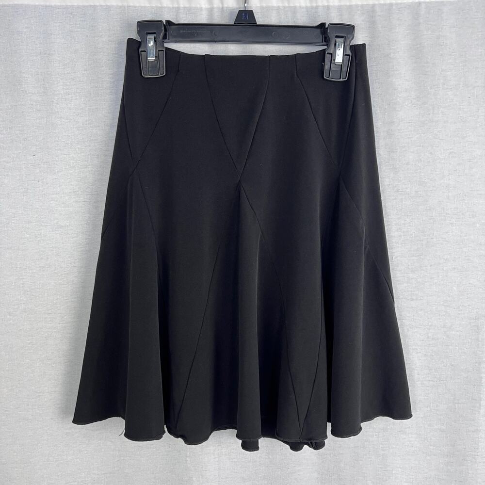 Vintage Y2K Whimsigoth Skirt Juniors XS Black A-Line Mini Slinky Fairy Grunge